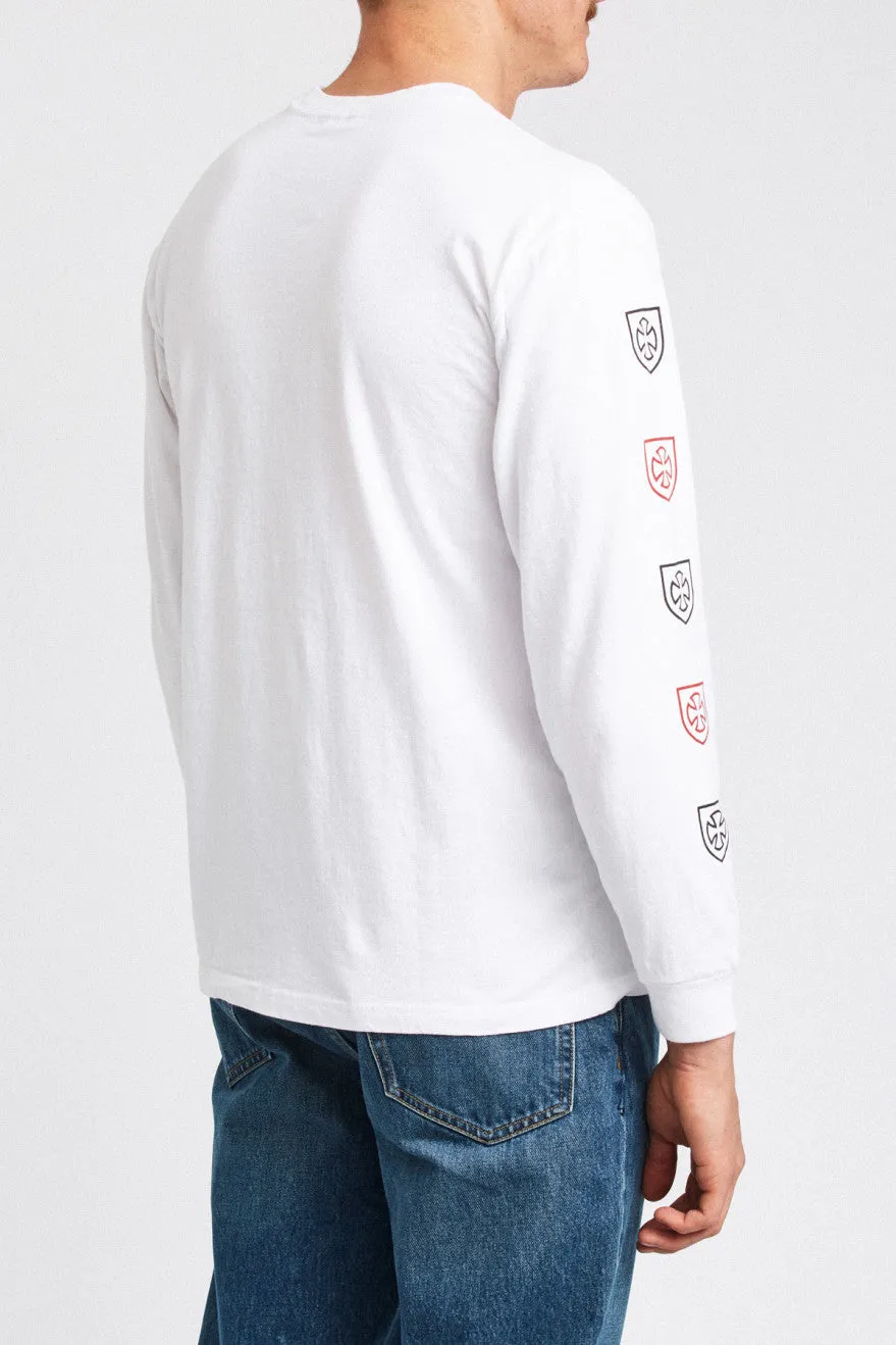 Shine L/S Standard Tee - White sold by Brixton product image thumbnail 3
