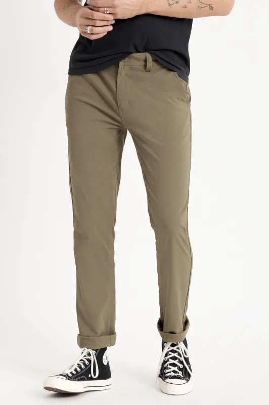 Choice Chino Taper Utility Pant - Military Olive sold by Brixton