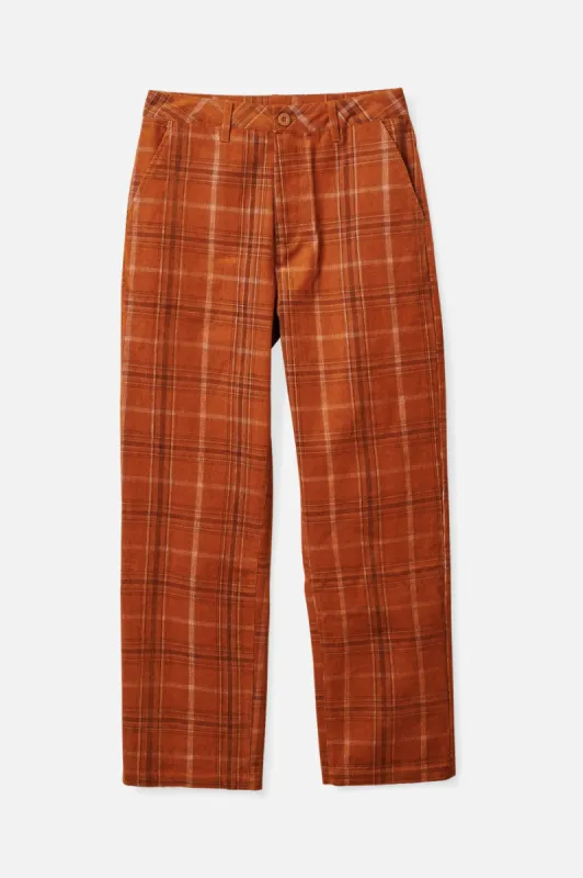 Victory Pant - Glazed Ginger sold by Brixton