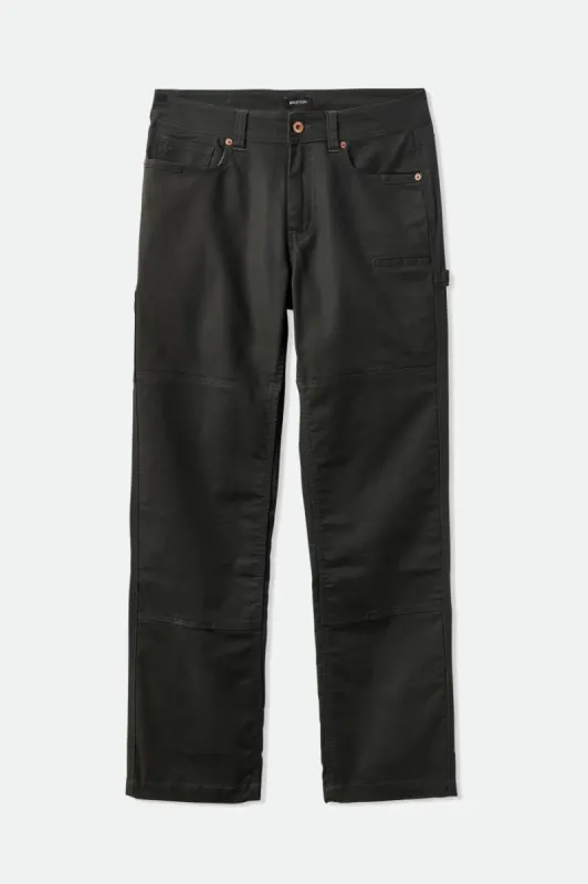 Builders Carpenter Stretch Pant - Washed Black sold by Brixton