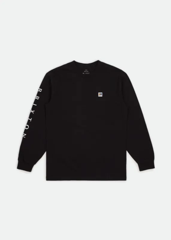 Alton II L/S Standard Tee - Black sold by Brixton