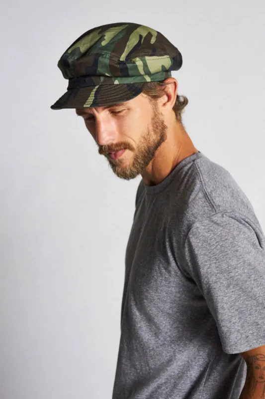 Fiddler Unstructured Cap - Woodland Camo sold by Brixton