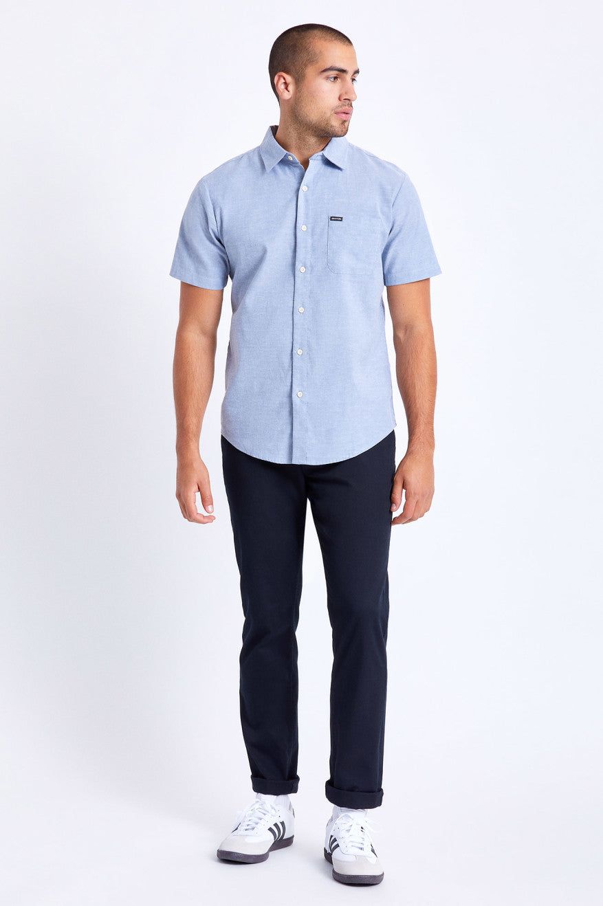 Charter Oxford S/S Shirt - Light Blue Chambray sold by Brixton product image thumbnail 2