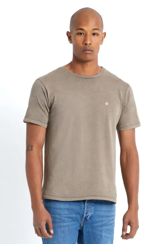 Vintage Beat Up S/S Tee - Pine Bark sold by Brixton