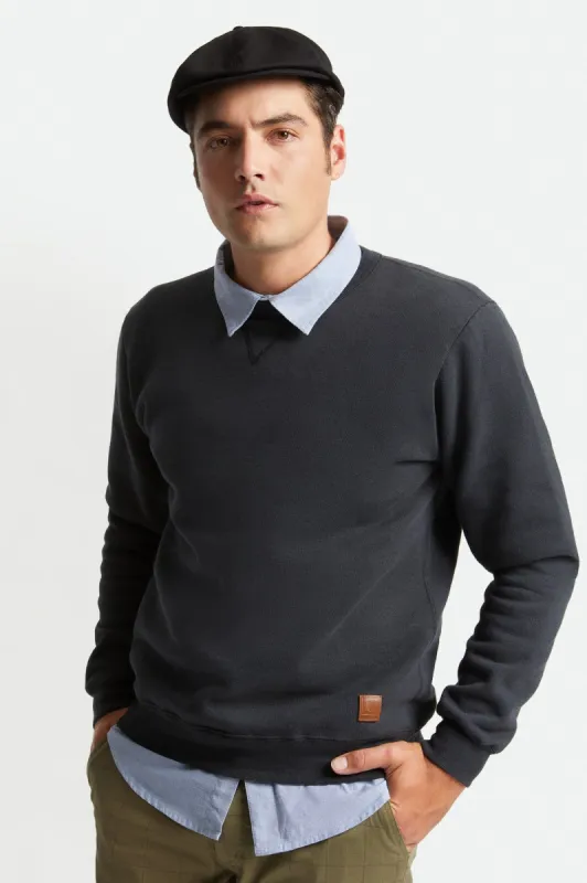 Longman II Reserve Crew - Black sold by Brixton