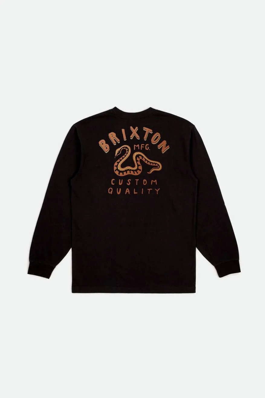 Clymer L/S Standard Tee - Black sold by Brixton product image thumbnail 2