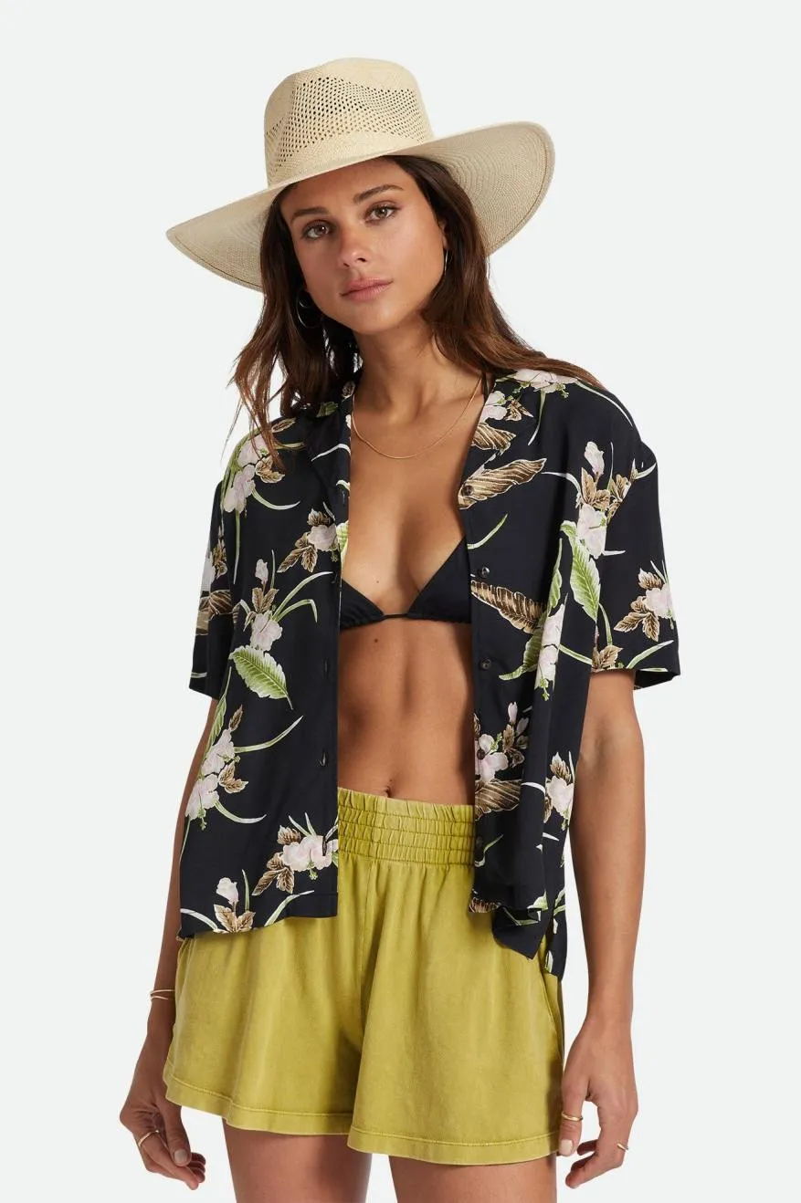 Bunker Paradise S/S Woven Shirt - Black sold by Brixton product image thumbnail 4