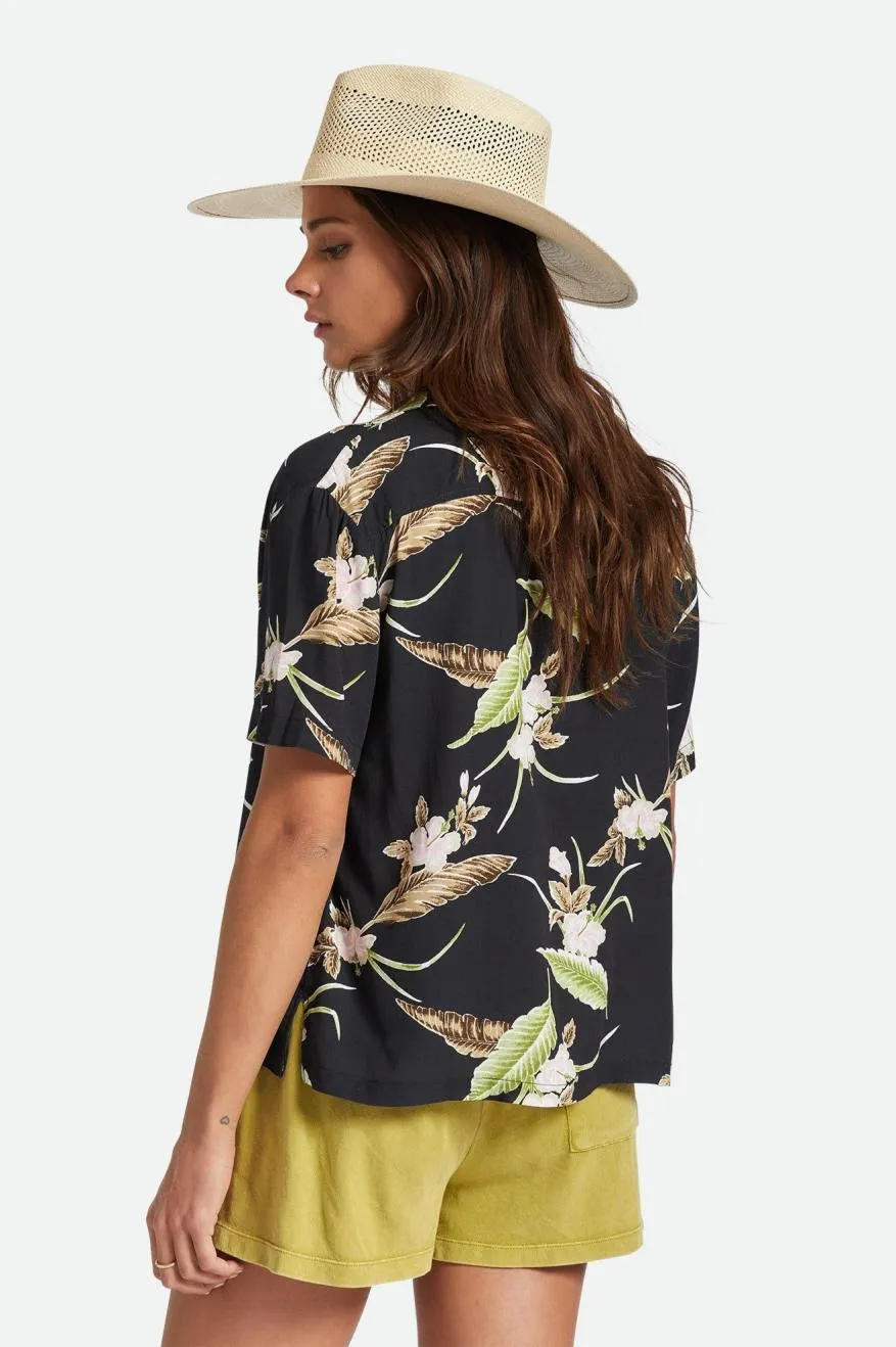 Bunker Paradise S/S Woven Shirt - Black sold by Brixton product image thumbnail 5