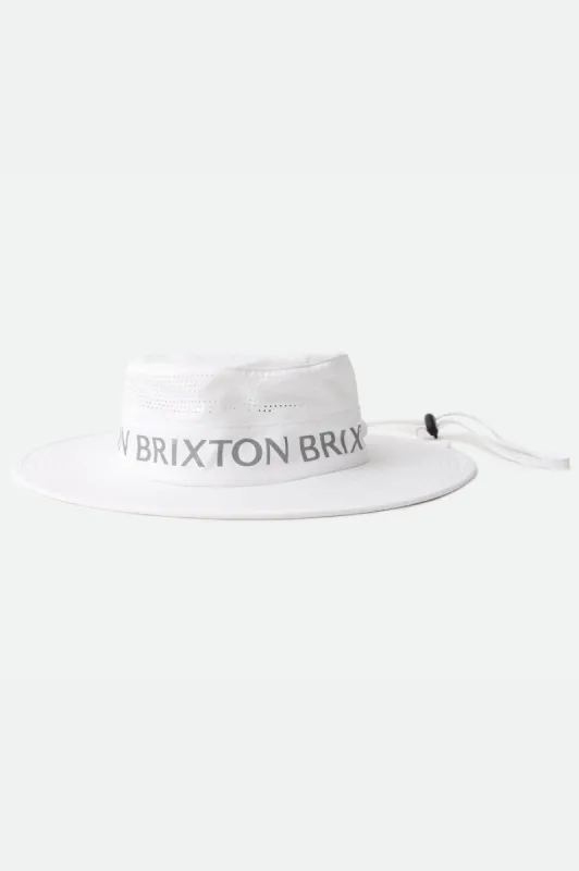 Kern Protective Packable Bucket Hat - White sold by Brixton