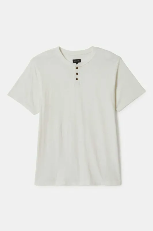Vintage Reserve S/S Henley - Off White Sol Wash sold by Brixton