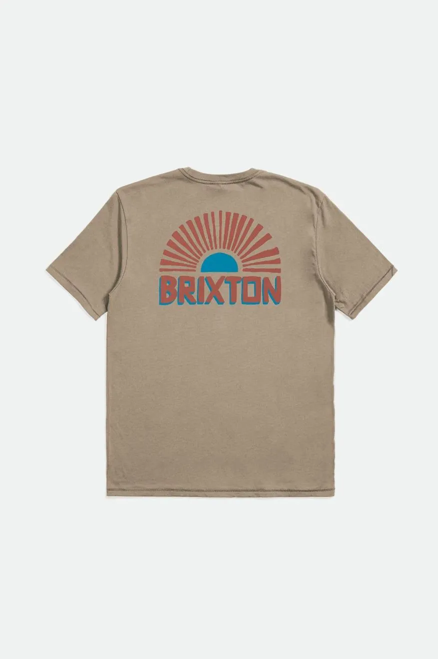 Fairview S/S Tailored Tee - Oatmeal sold by Brixton product image thumbnail 2