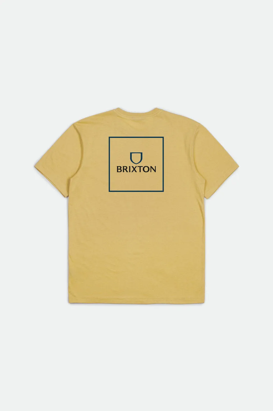 Alpha Square S/S Tailored Tee - Blonde sold by Brixton product image thumbnail 2