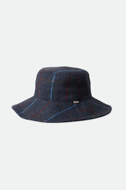 Whittier Packable Bucket Hat - Washed Navy/Ombre Blue sold by Brixton