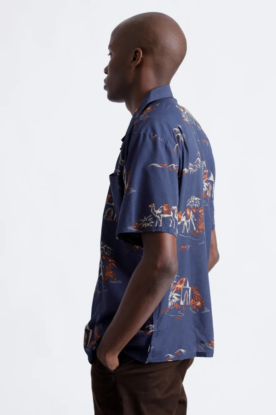 Cruze S/S Woven - Washed Navy/Ginger sold by Brixton product image thumbnail 2