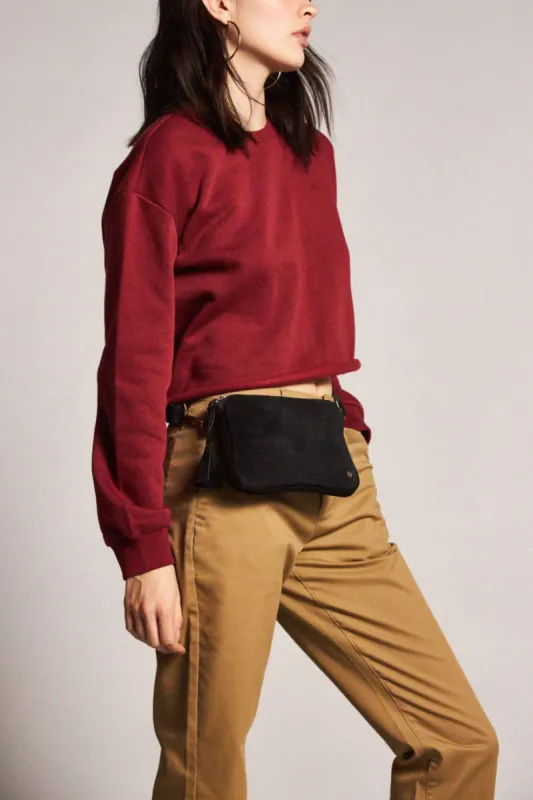 Isabella Hip Bag - Black made by Brixton