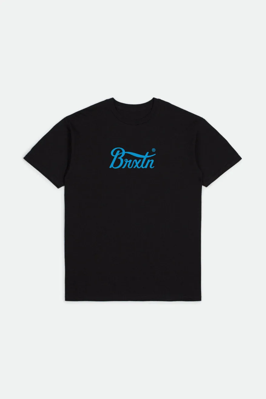 Boys Stith IV S/S Standard Tee - Black sold by Brixton product image thumbnail 3
