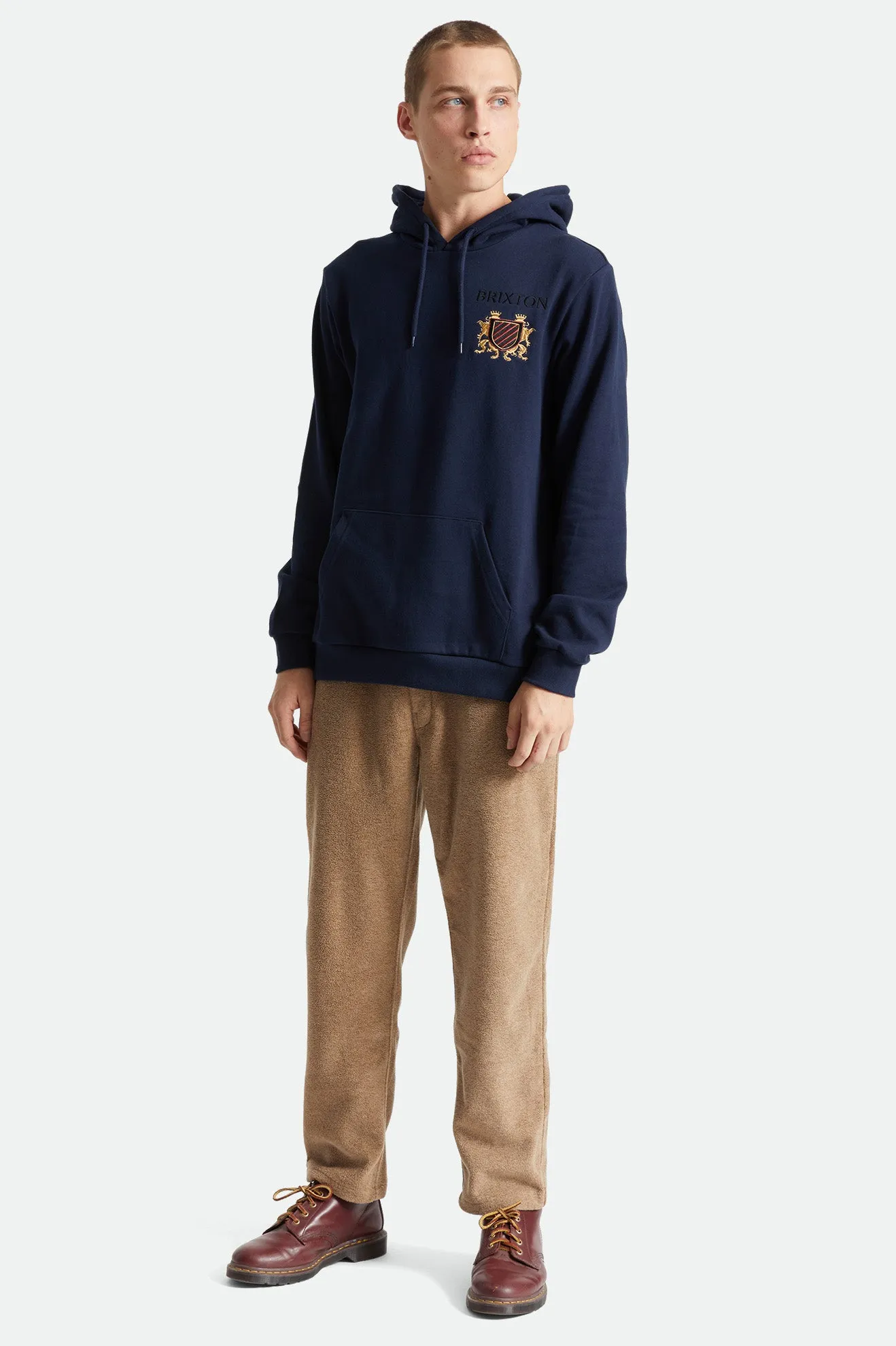 Lion Crest Hood - Navy sold by Brixton product image thumbnail 2