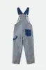 Christina Crop Overall - Railroad Stripe sold by Brixton
