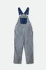 Christina Crop Overall - Railroad Stripe sold by Brixton