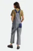 Christina Crop Overall - Railroad Stripe sold by Brixton