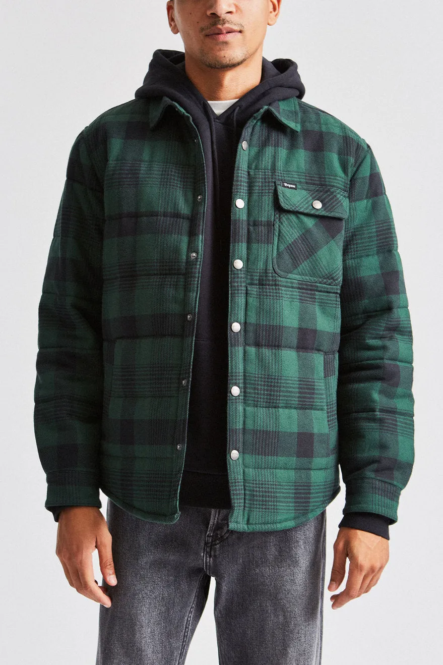 Cass Jacket - Black/Green sold by Brixton
