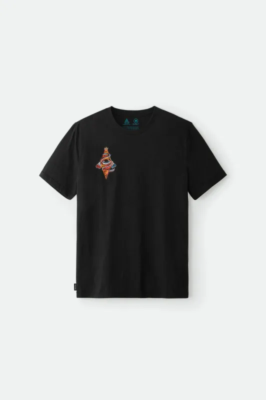 BB Bohemian S/S Tailored Tee - Black sold by Brixton