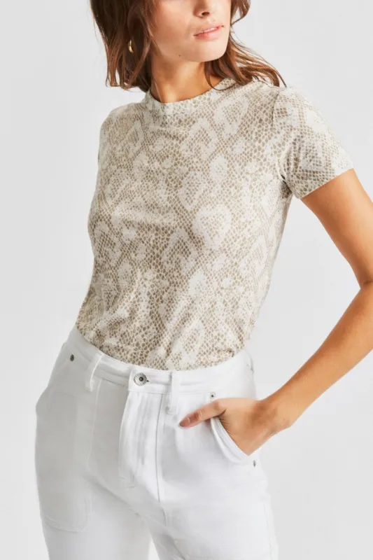 Karlie S/S Tee - Snakeskin sold by Brixton