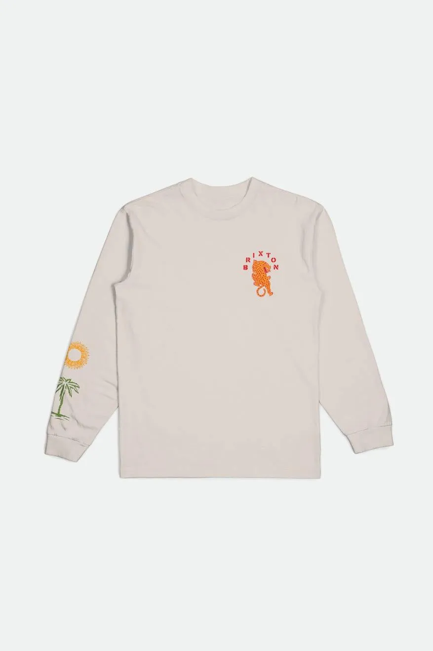 Seeks L/S Tee - Cream sold by Brixton product image thumbnail 2