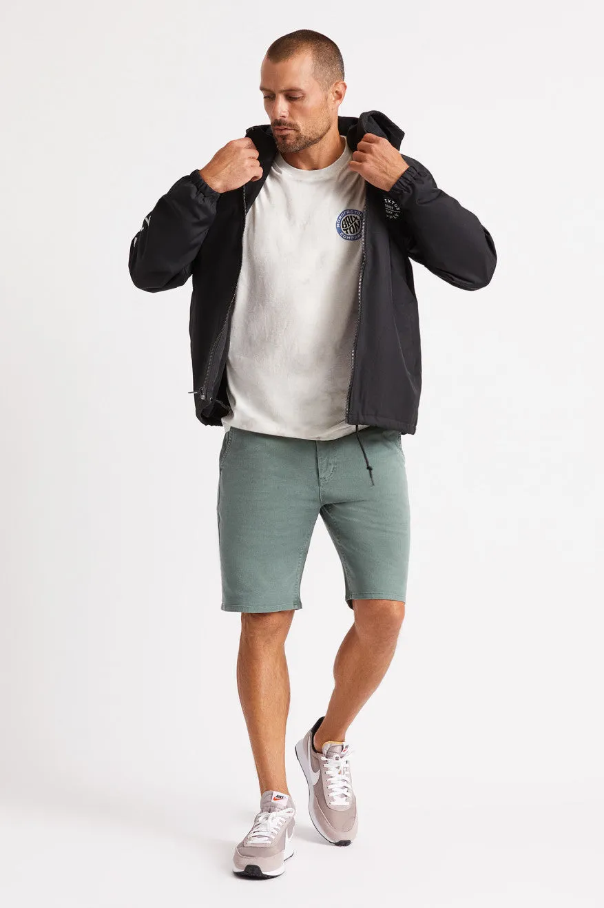 Claxton Oath Zip Hood Jacket - Black/White sold by Brixton product image thumbnail 2