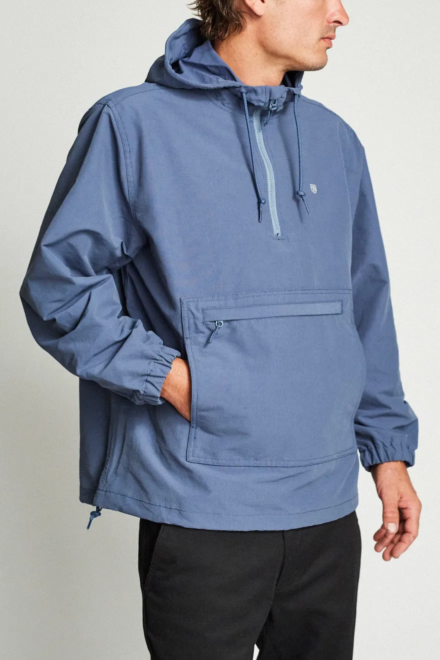 Patrol Anorak Jacket - Dusty Blue sold by Brixton