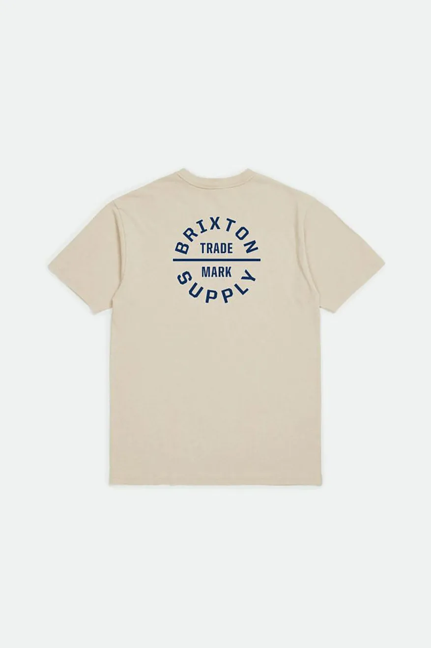 Oath V S/S Standard Tee - Vanilla/Navy sold by Brixton product image thumbnail 2