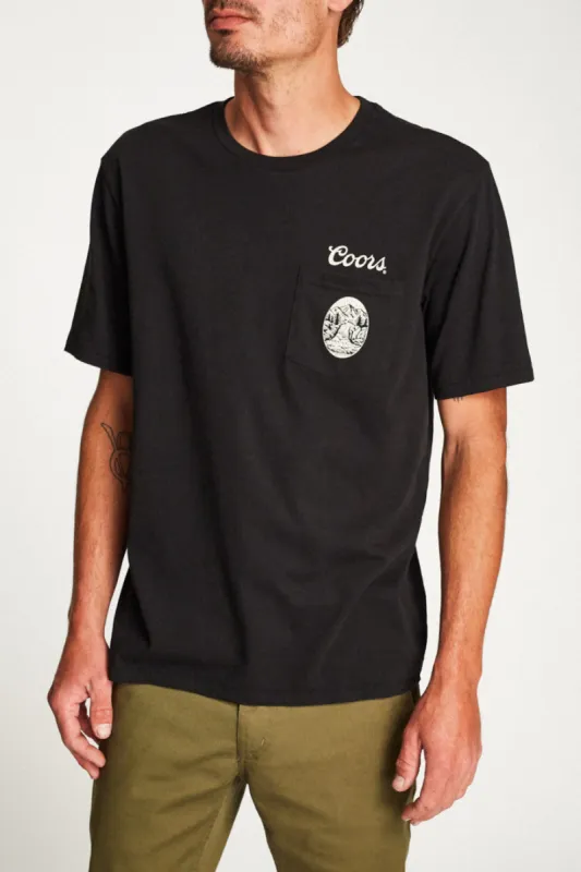 Filtered S/S Premium Tee - Washed Black sold by Brixton