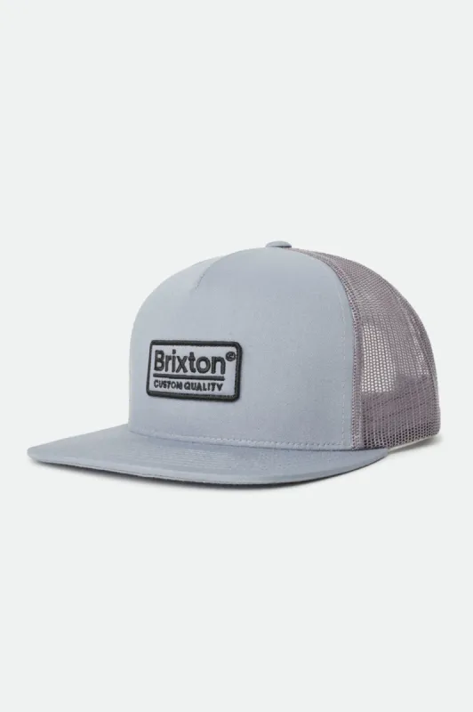 Palmer Mesh Cap - Grey/Black sold by Brixton