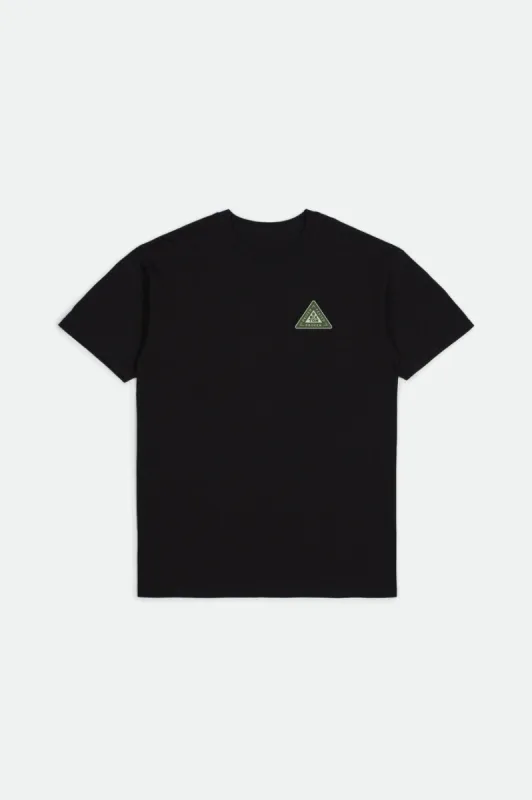 Fulcrum S/S Standard Tee - Black sold by Brixton