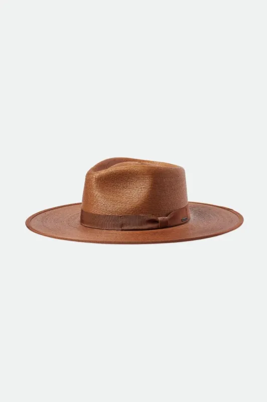 Jo Straw Rancher Hat - Coffee sold by Brixton