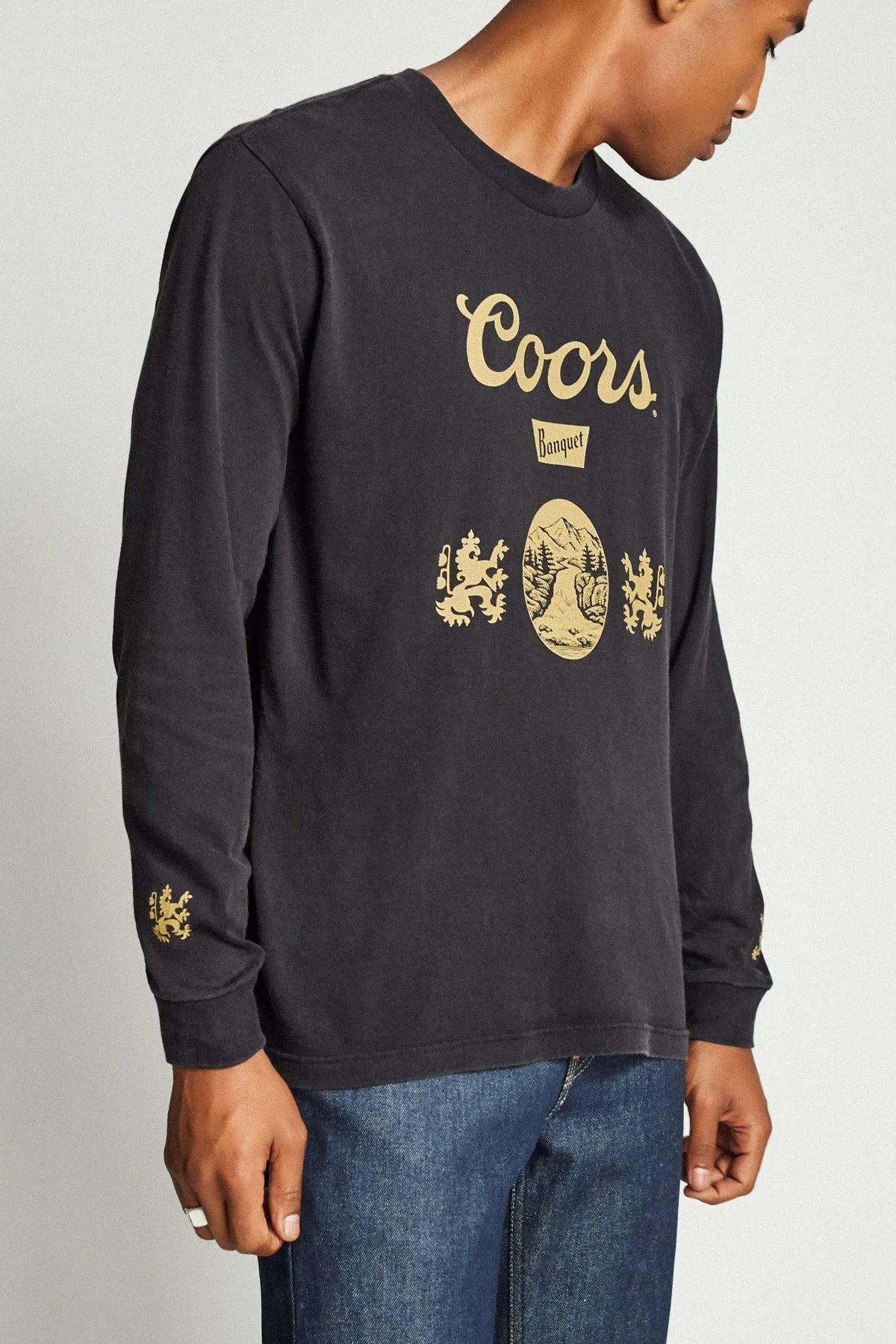 Hops II L/S Standard Tee - Black sold by Brixton product image thumbnail 3