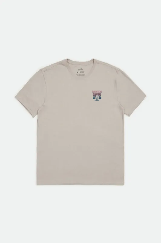 Heed S/S Tailored Tee - Beige made by Brixton