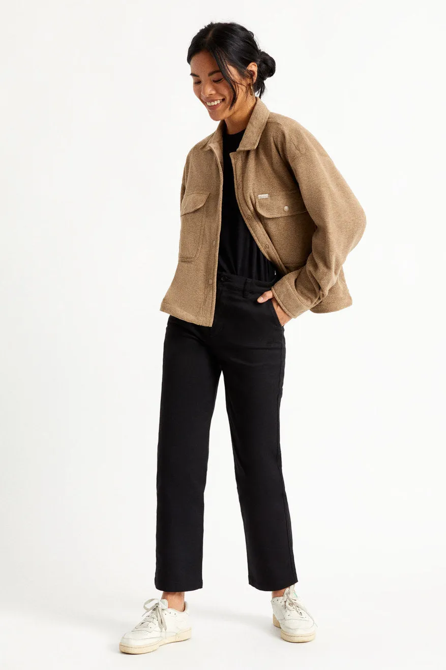 Bowery Women L/S Arctic Stretch Fleece - Oatmeal sold by Brixton product image thumbnail 2