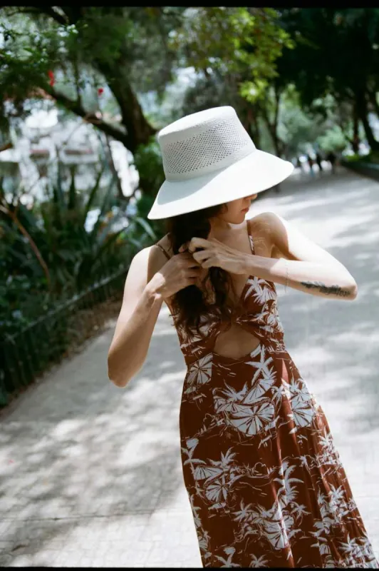 Riviera Dress - Sepia sold by Brixton