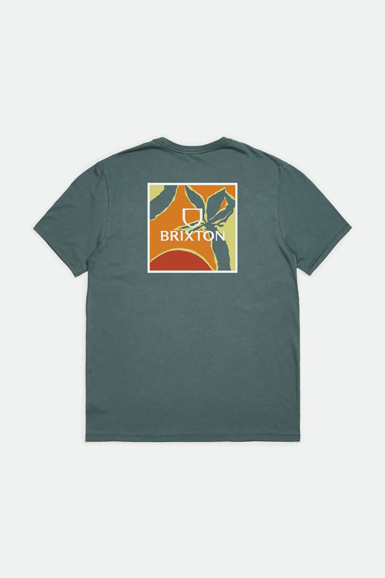 Alpha Square Sunset S/S Tailored Tee - Silver Pine sold by Brixton product image thumbnail 2