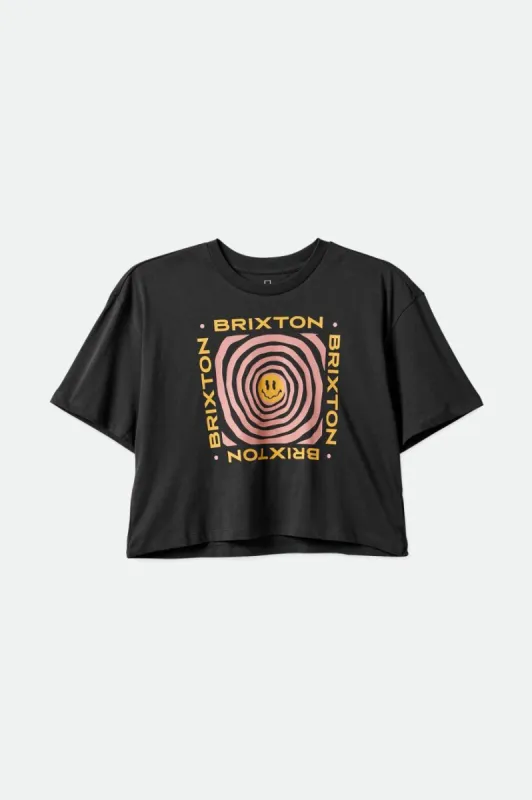 Dizzy S/S Skimmer Tee - Washed Black made by Brixton