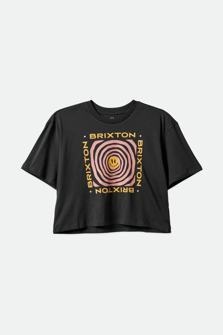 Dizzy S/S Skimmer Tee - Washed Black sold by Brixton