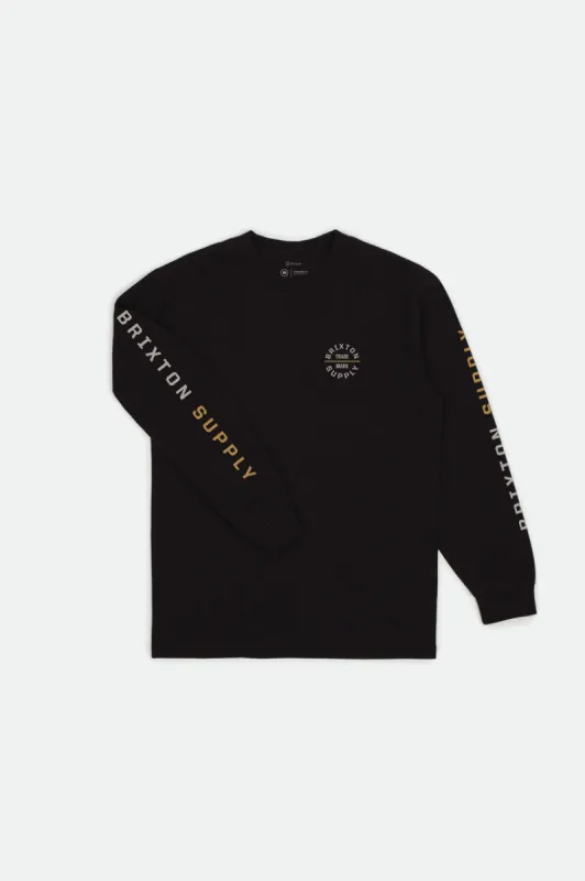 Oath VI L/S Standard Tee - Black sold by Brixton