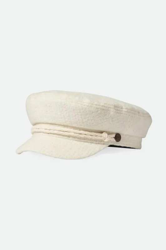 Fiddler Fisherman Cap - Off White Boucle sold by Brixton