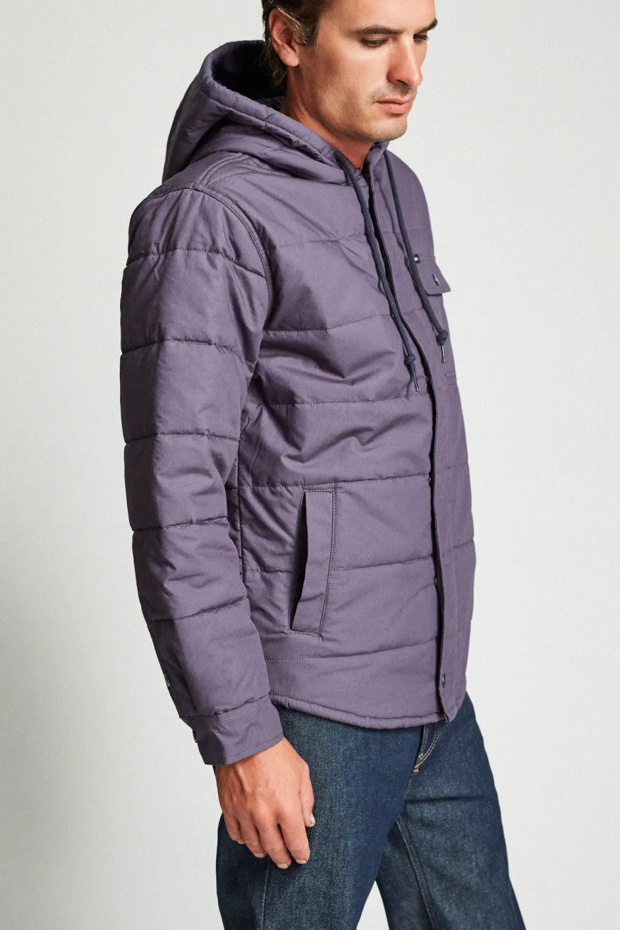 Cass Hood Jacket - Steel Blue sold by Brixton product image thumbnail 2