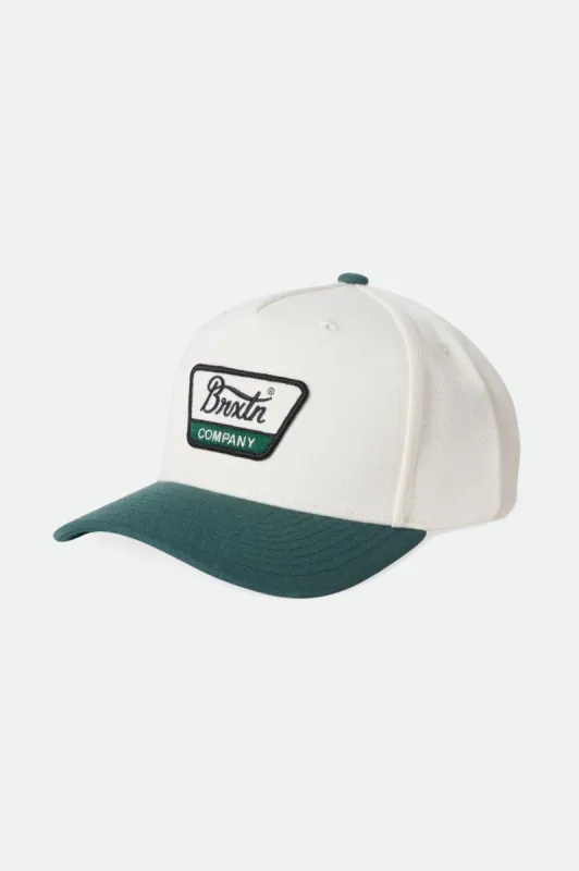 Linwood C Netplus MP Snapback - Whitecap/Pine Needle sold by Brixton