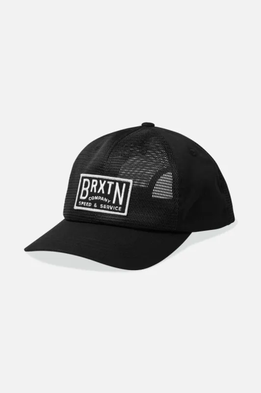 Tune Up LP Mesh Cap - Black/Black sold by Brixton