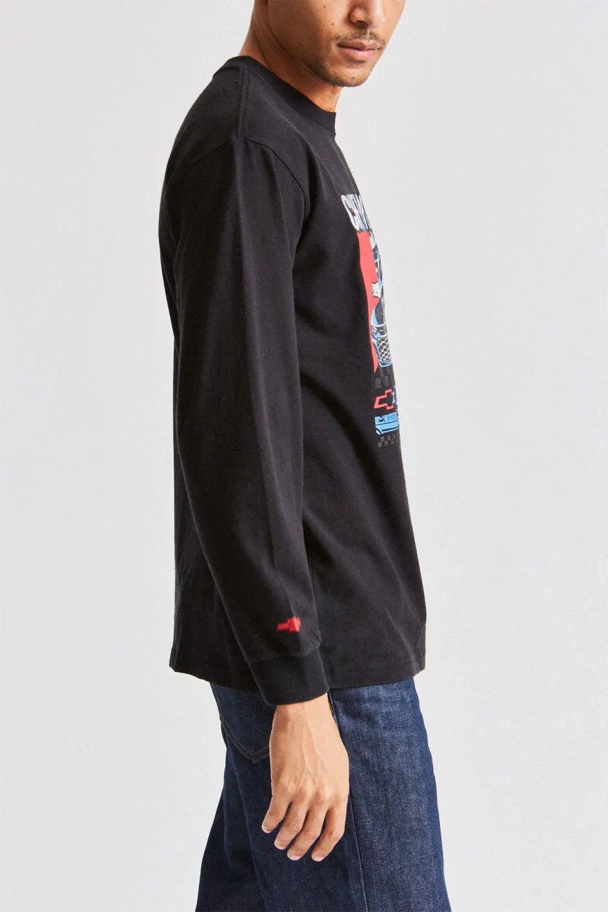 Super Sport L/S Standard Tee - Bel Air Black sold by Brixton product image thumbnail 2