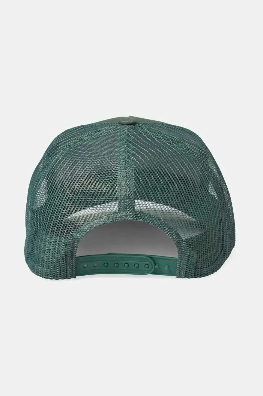 Alpha Block Netplus Trucker Hat - Agave Green/Agave Green sold by Brixton product image thumbnail 2