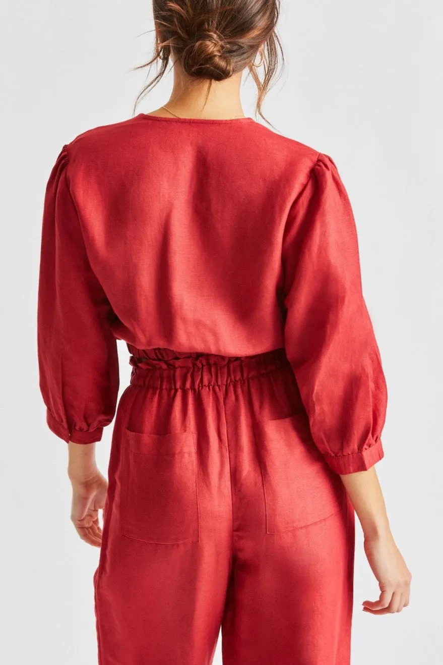 Eden Top - Lava Red sold by Brixton product image thumbnail 4